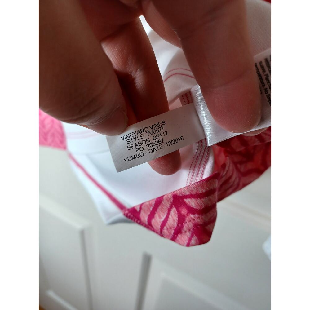 Vineyard Vines White Performance Hood Long Sleeve Shirt Top - Picture 6 of 9